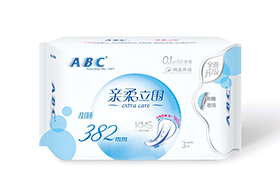 ABC親柔立圍加長(zhǎng)甜睡夜用輕透薄棉柔表層衛(wèi)生巾3片（含KMS健康配方）