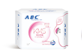 ABC夜用纖薄棉柔表層衛(wèi)生巾8片（含KMS健康配方）