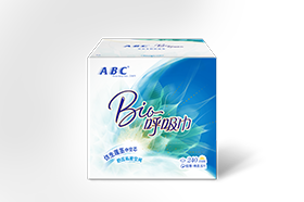 ABC Bio呼吸巾日用極薄棉柔表層衛(wèi)生巾8片 