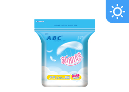 ABC新肌感日用纖薄衛(wèi)生巾3片(含KMS健康配方)-KX15